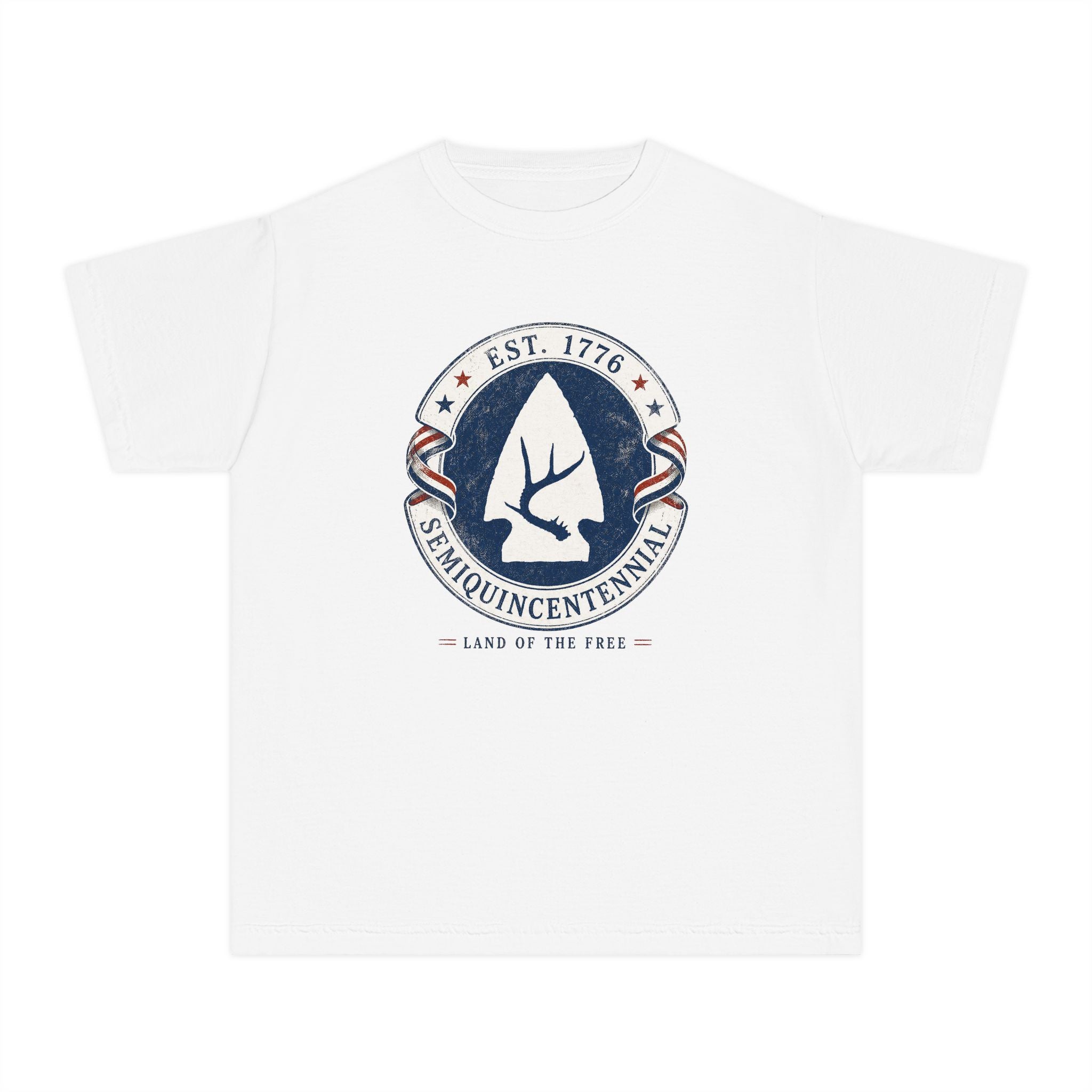 The 1776 Tomorrow's Leader Tee - Semiquincentennial Youth Arrowhead Tee