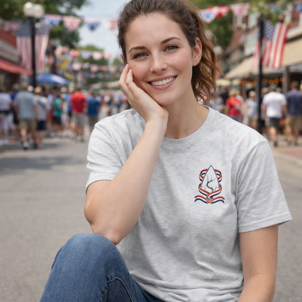 Semiquincentennial Arrowhead Tee - EST. 1776 Patriotic Tee