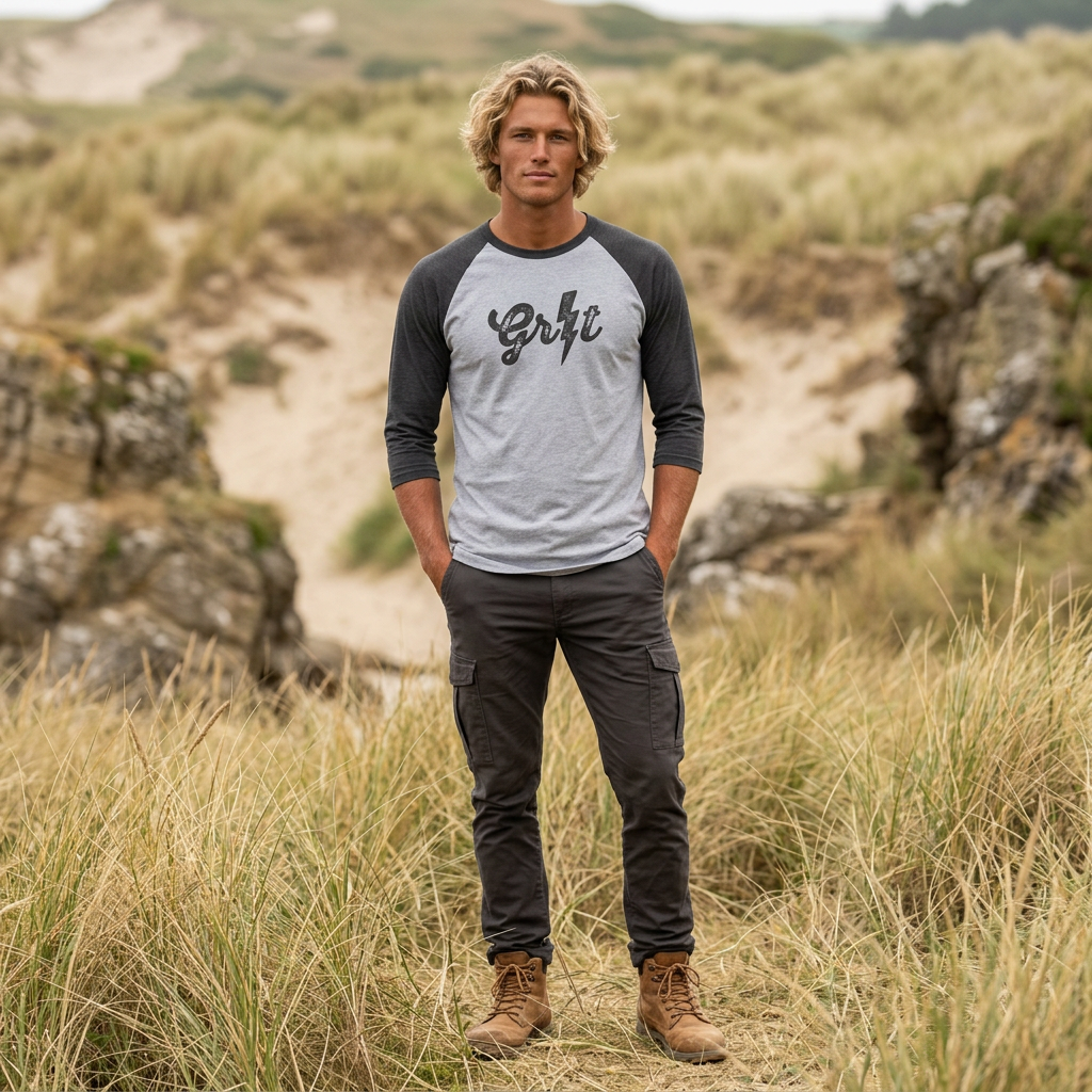Grit Lightning Raglan Shirt