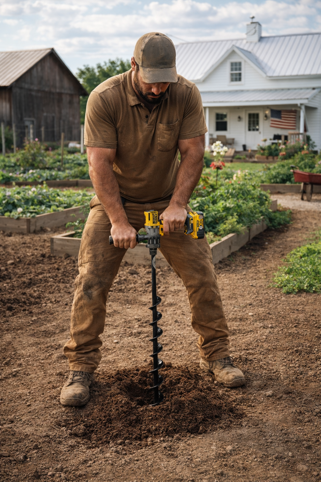 Tree Planting Auger Bit (2" x Standing Lengths)