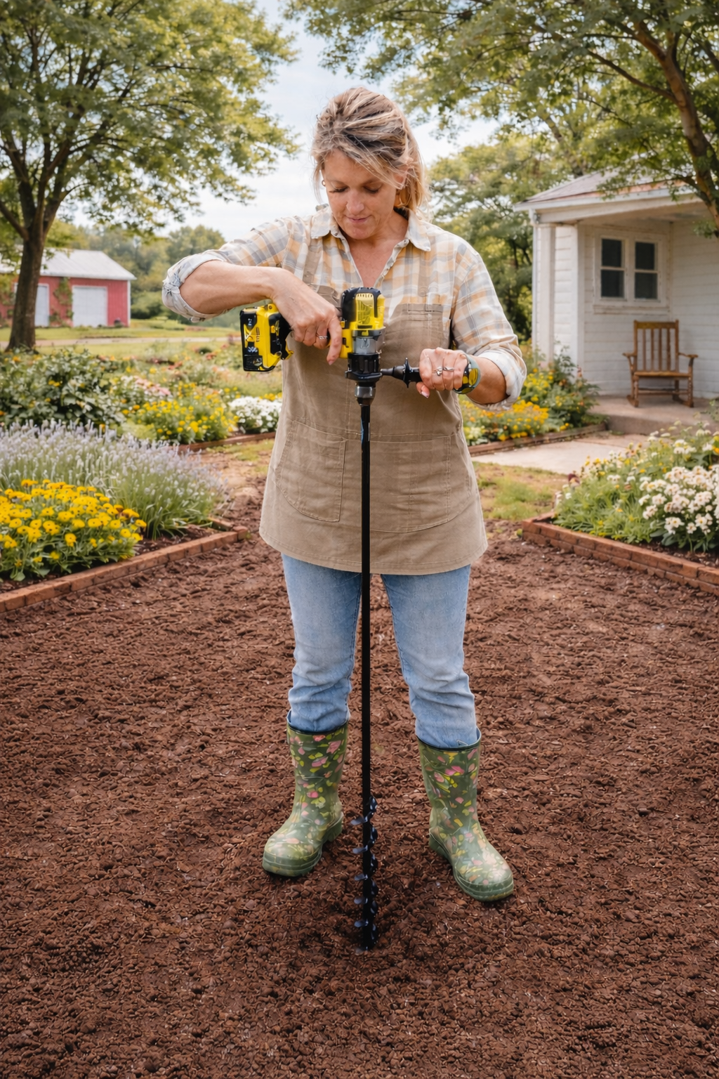 Tree Planting Auger Bit (2" x Standing Lengths)