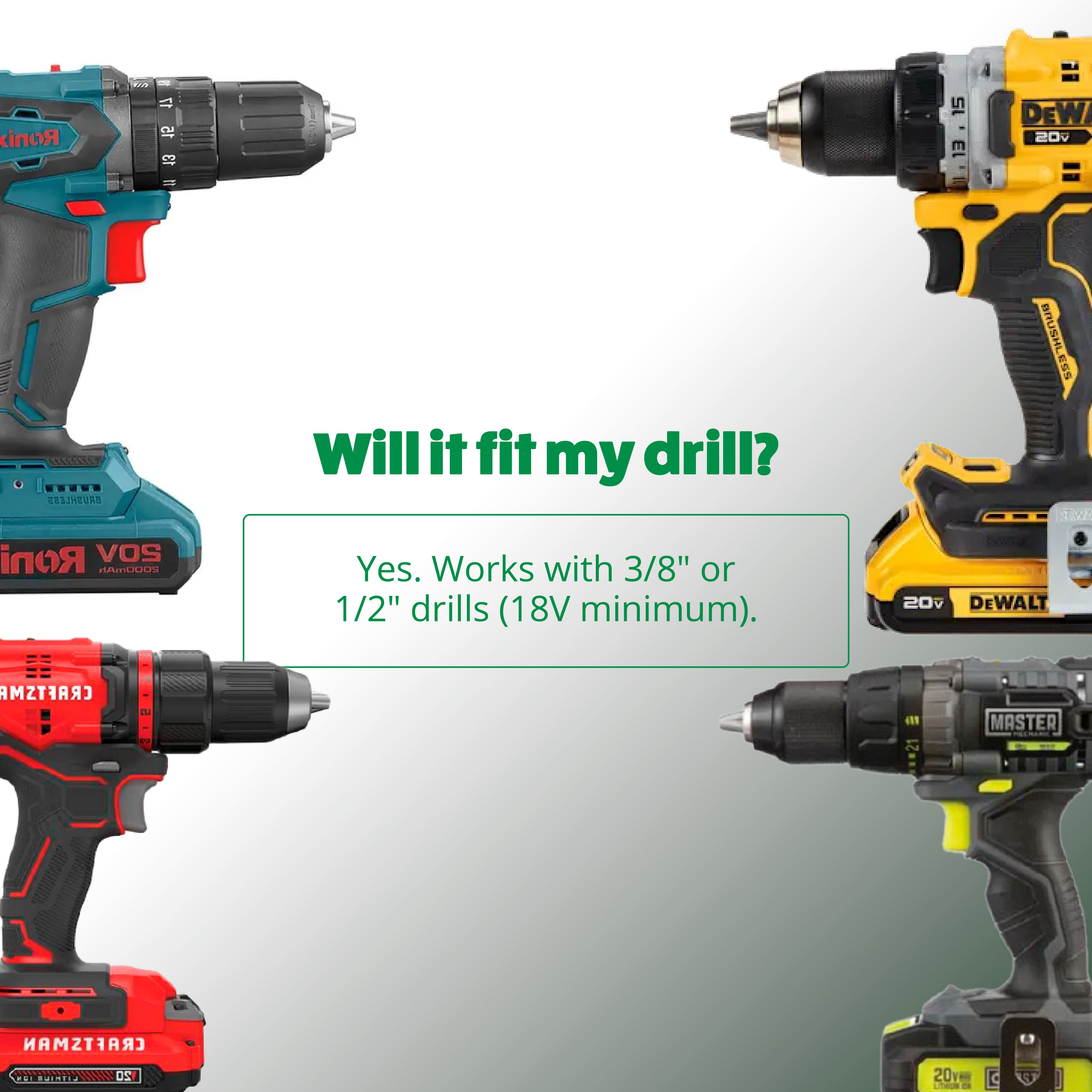 Garden Auger Starter Pack (2" x 7" and 3" x 7")
