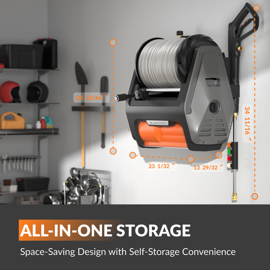 Grandfalls Retractable Pressure Washer Pro